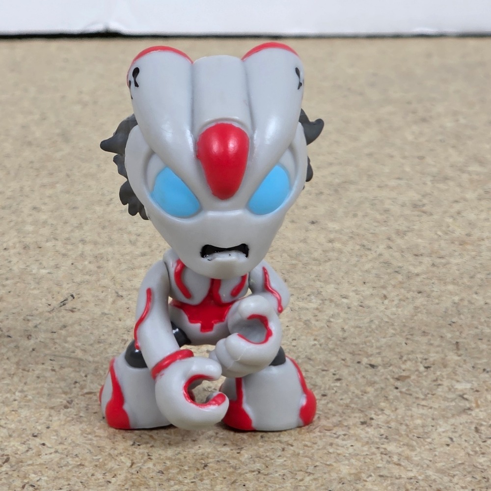 ninja kidz crul tv series Robot Figure Action‎ Figure Toy Gray Red Blue